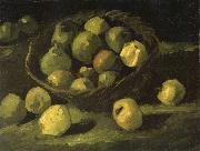 Still life with Basket of Apples (nn04) Vincent Van Gogh